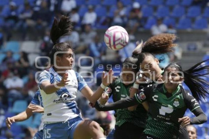 FÚTBOL FEMENIL . PUEBLA VS SANTOS