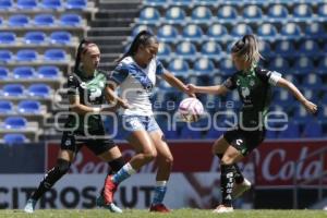 FÚTBOL FEMENIL . PUEBLA VS SANTOS