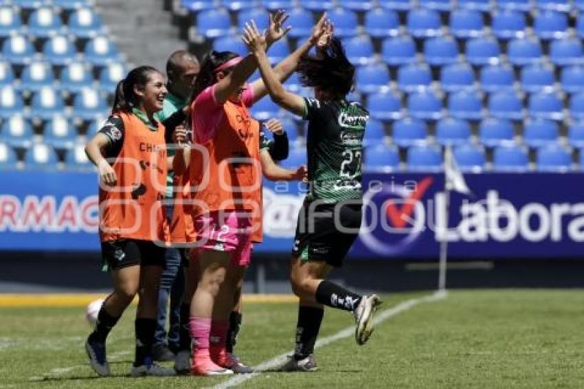 FÚTBOL FEMENIL . PUEBLA VS SANTOS