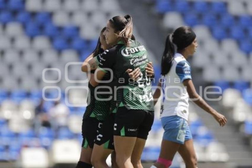 FÚTBOL FEMENIL . PUEBLA VS SANTOS