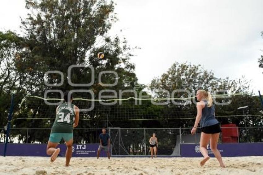 TLAXCALA . CANCHA VOLEIBOL