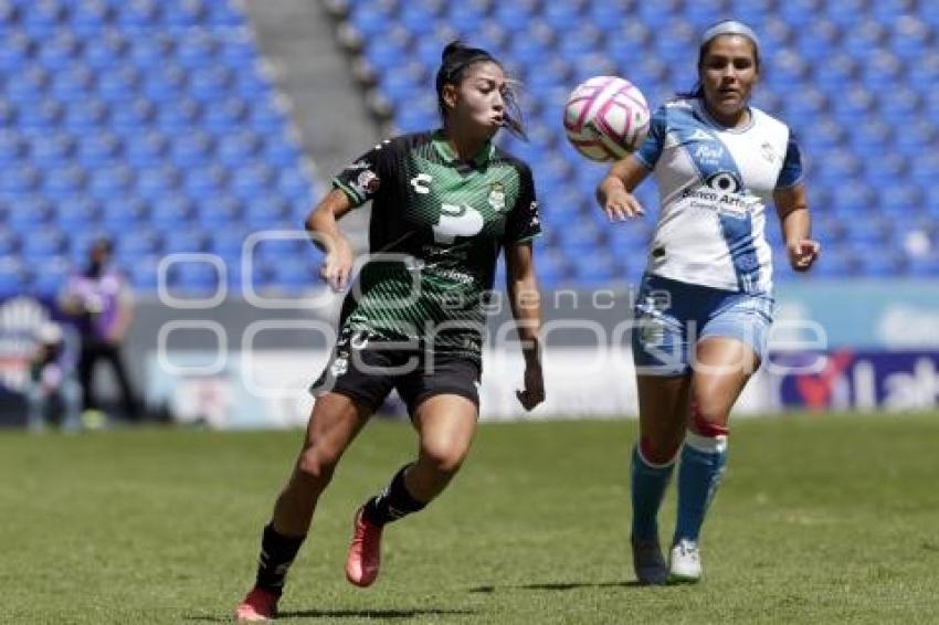 FÚTBOL FEMENIL . PUEBLA VS SANTOS