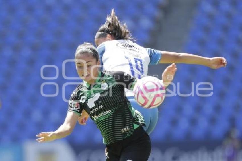 FÚTBOL FEMENIL . PUEBLA VS SANTOS