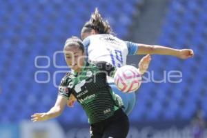 FÚTBOL FEMENIL . PUEBLA VS SANTOS