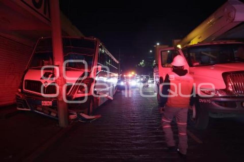 ACCIDENTE . APAGÓN