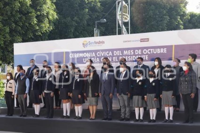 SAN ANDRÉS CHOLULA . CEREMONIA OCTUBRE