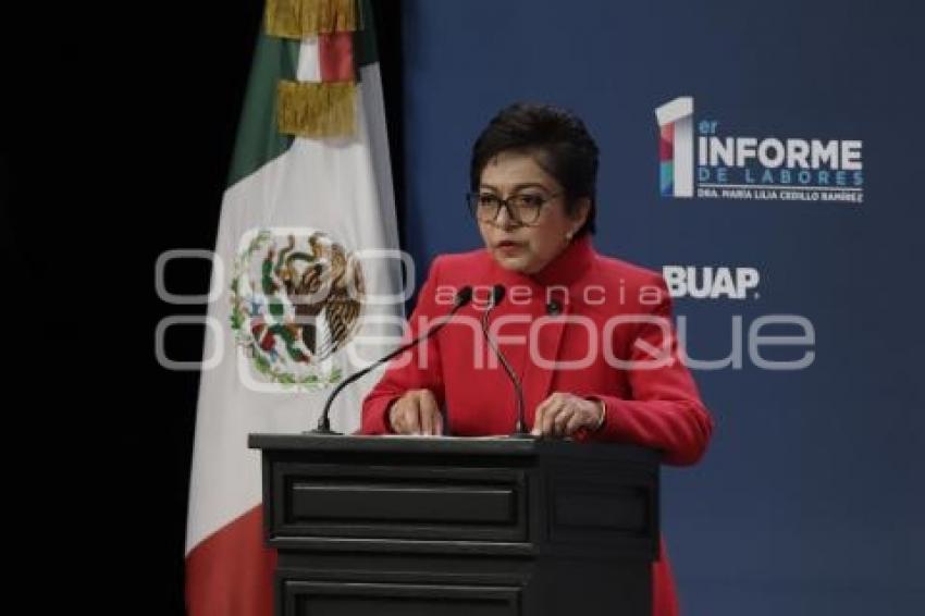 BUAP . INFORME RECTORA