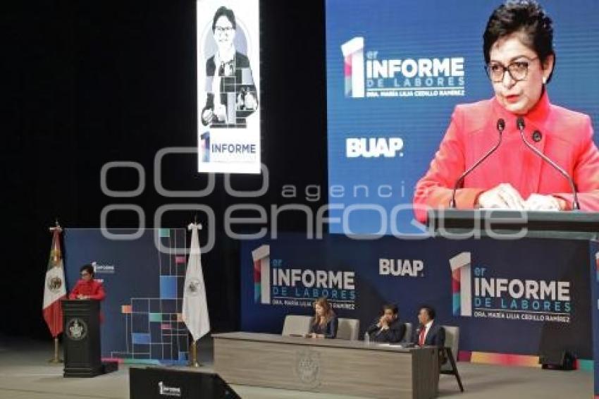 BUAP . INFORME RECTORA