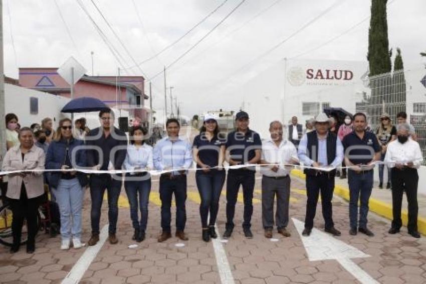 SAN ANDRÉS CHOLULA . ENTREGA DE OBRA