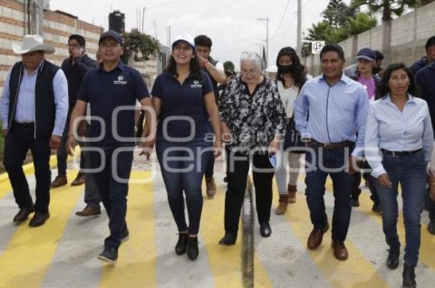 SAN ANDRÉS CHOLULA . ENTREGA DE OBRA