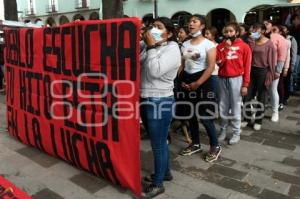 MANIFESTACIÓN . NORMALISTAS PANOTLA