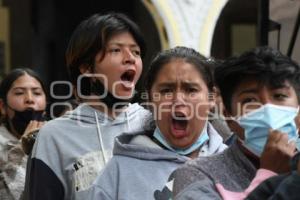 MANIFESTACIÓN . NORMALISTAS PANOTLA