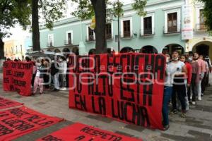 MANIFESTACIÓN . NORMALISTAS PANOTLA