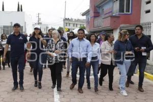 SAN ANDRÉS CHOLULA . ENTREGA DE OBRA