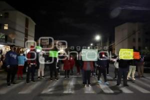 PROTESTA VECINOS VILLA FRONTERA