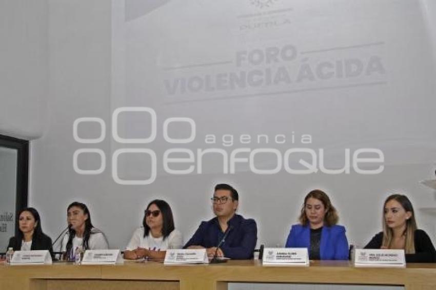 CONGRESO . FORO VIOLENCIA ÁCIDA