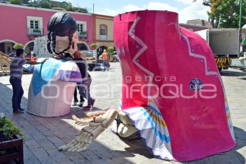 ATLIXCO . CATRINAS MONUMENTALES