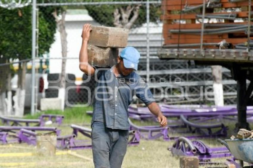 TLAXCALA . PREPARATIVOS FERIA