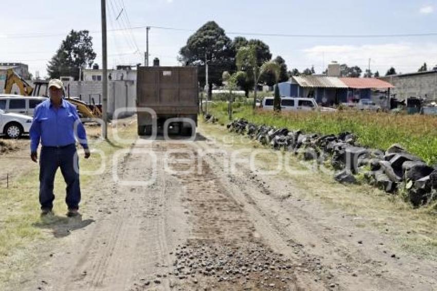 SAN ANDRÉS CHOLULA . OBRA ADOQUINAMIENTO