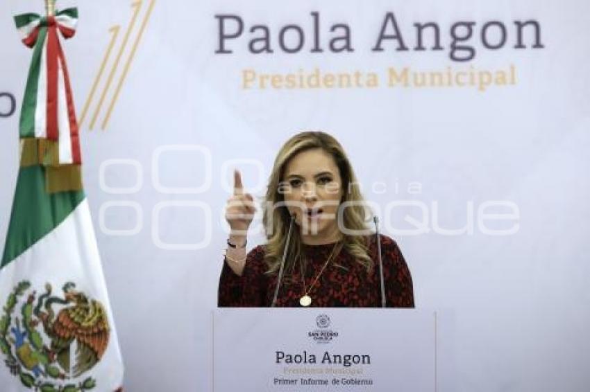 PAOLA ANGON . PRIMER INFORME