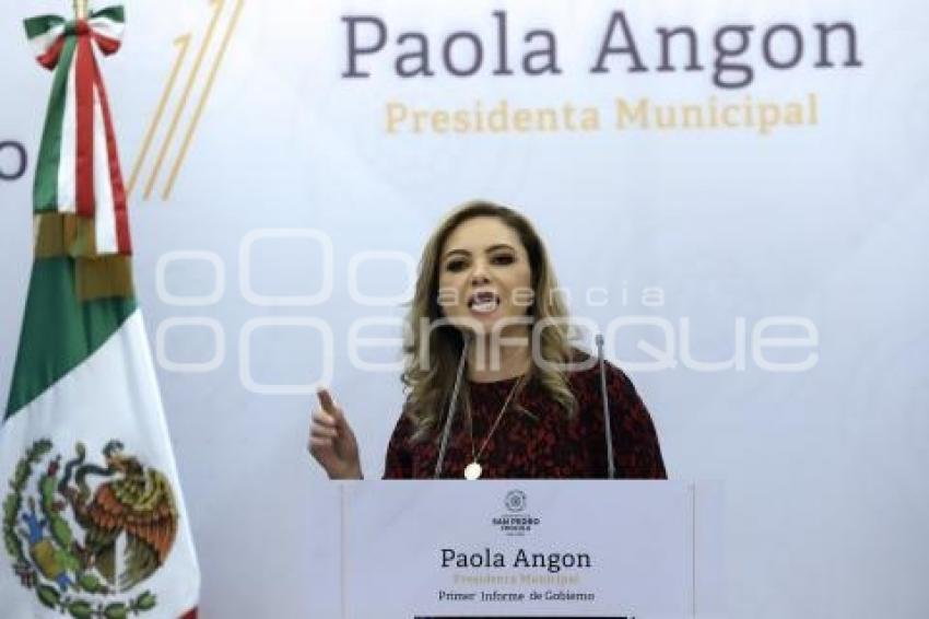 PAOLA ANGON . PRIMER INFORME