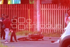 TLAXCALA . ACCIDENTE MOTOCICLISTA