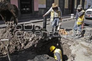 AGUA DE PUEBLA . REPARACIÓN DRENAJE