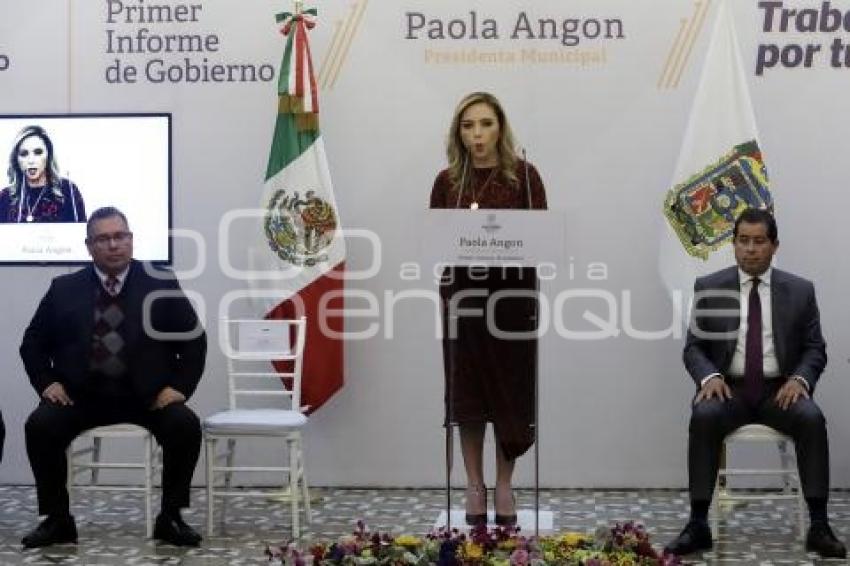 PAOLA ANGON . PRIMER INFORME