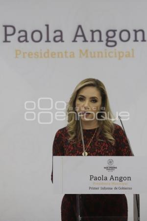PAOLA ANGON . PRIMER INFORME
