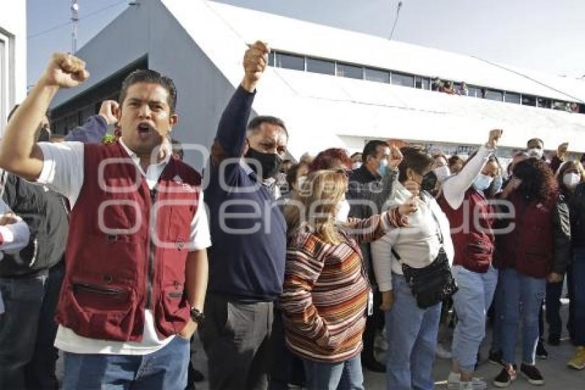 PROTESTA TRABAJADORES SEP