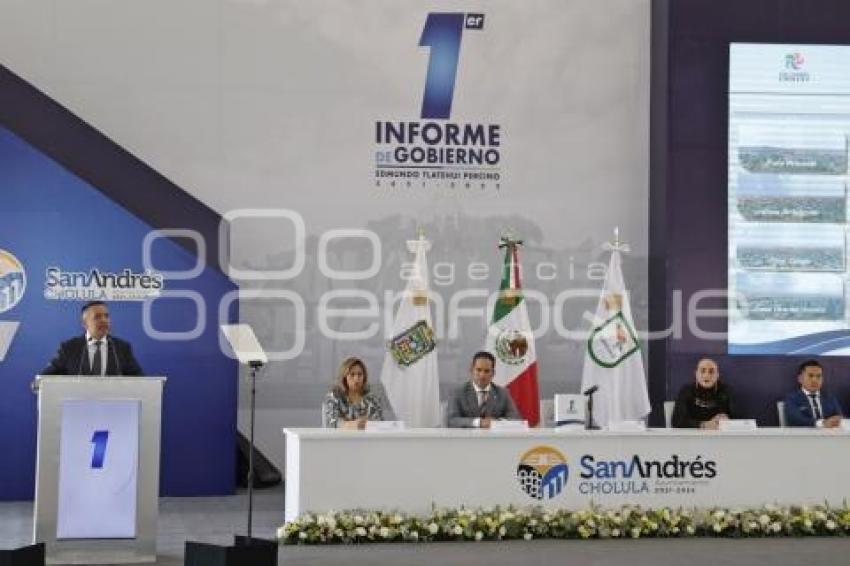 SAN ANDRÉS CHOLULA .  PRIMER INFORME