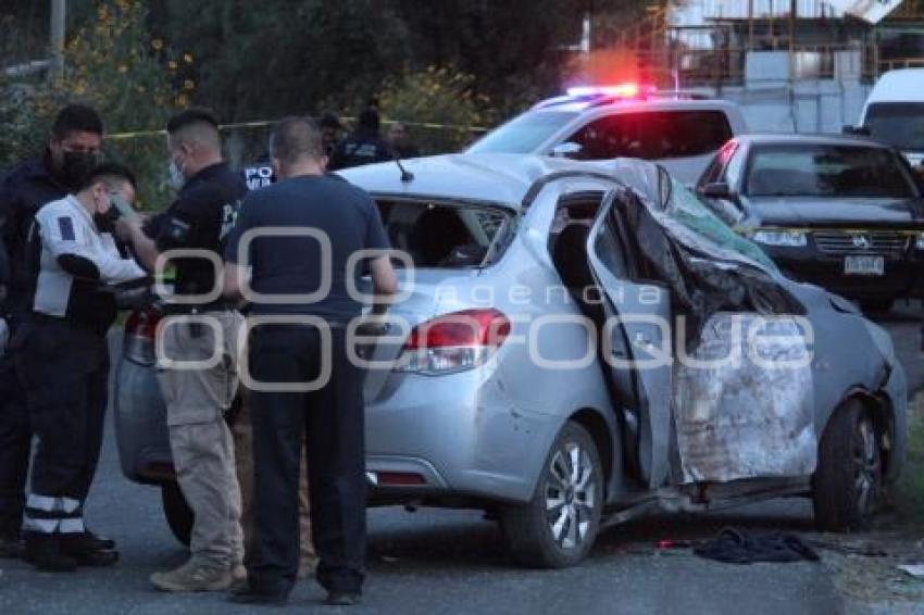 TLAXCALA . ACCIDENTE VIAL