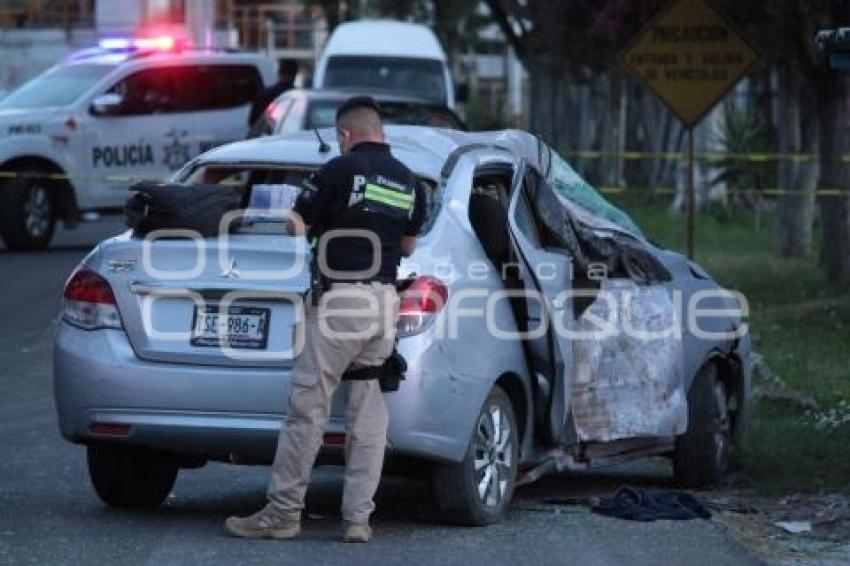 TLAXCALA . ACCIDENTE VIAL