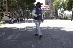 ZÓCALO . MENSAJES ANIMALISTAS