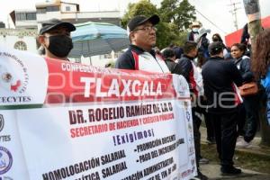 TLAXCALA . MANIFESATCIÓN CECYTE