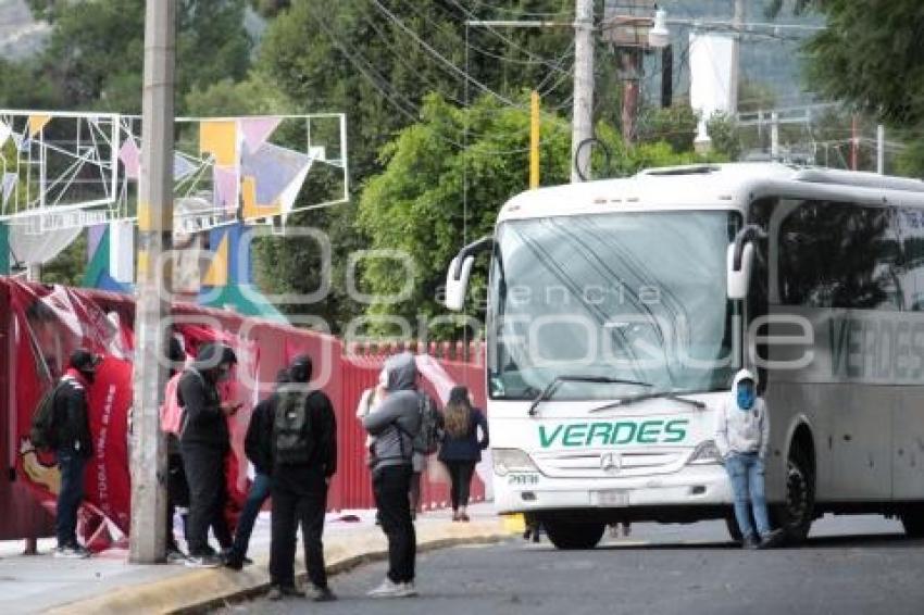 TLAXCALA . MANIFESTACIÓN NORMALISTAS