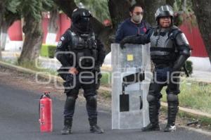 TLAXCALA . MANIFESTACIÓN NORMALISTAS