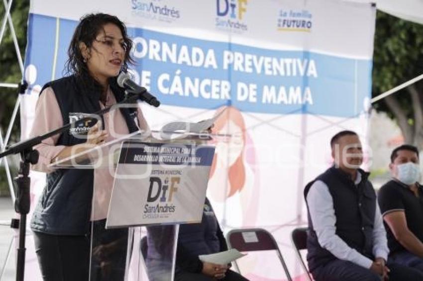 SAN ANDRÉS CHOLULA . JORNADA CÁNCER DE MAMA