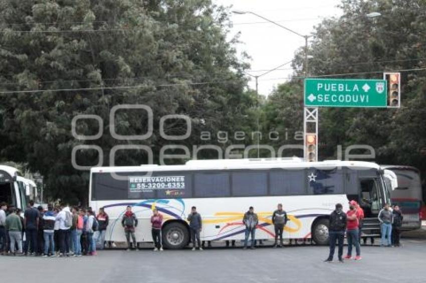 TLAXCALA . MANIFESTACIÓN NORMALISTAS