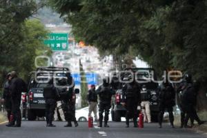 TLAXCALA . MANIFESTACIÓN NORMALISTAS