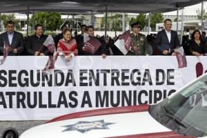 GOBIERNO ESTATAL . ENTREGA PATRULLAS