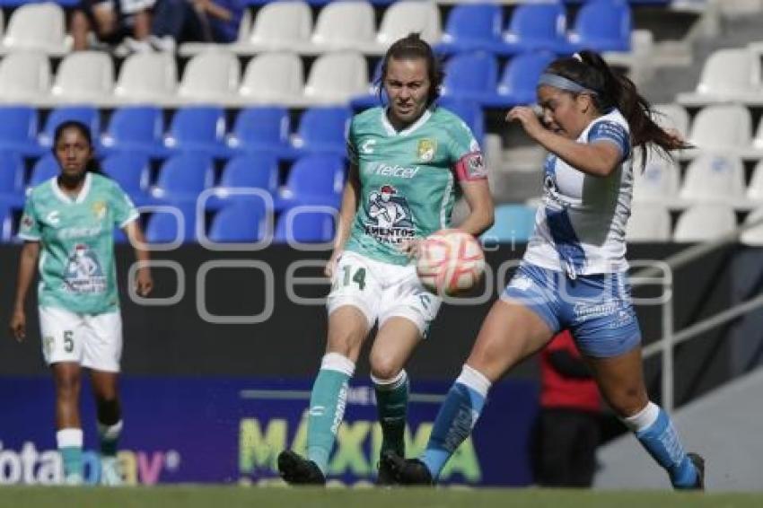 FÚTBOL FEMENIL . PUEBLA VS LEÓN