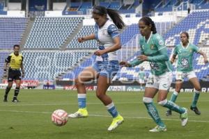 FÚTBOL FEMENIL . PUEBLA VS LEÓN