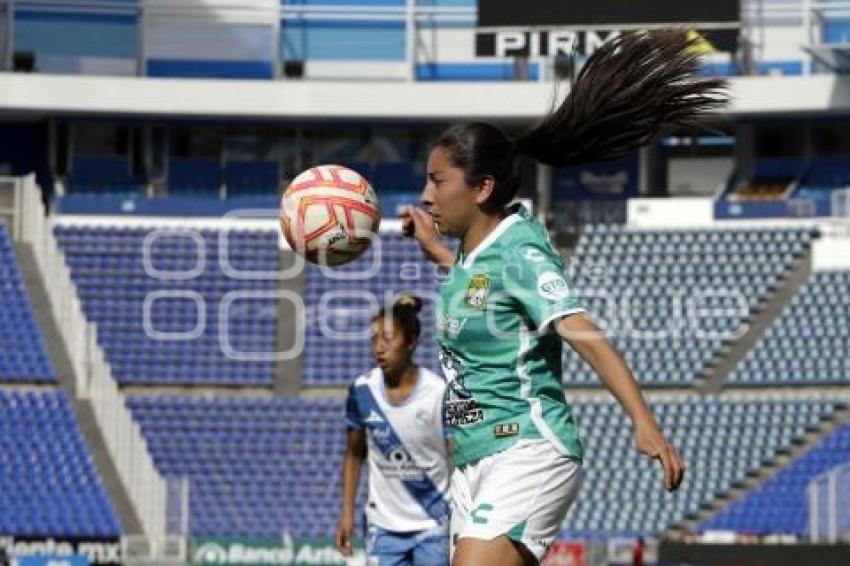 FÚTBOL FEMENIL . PUEBLA VS LEÓN