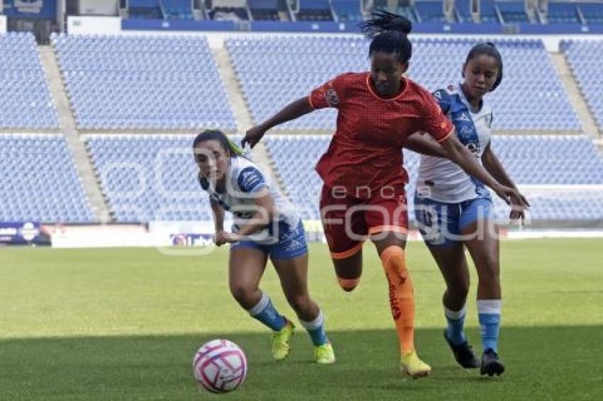 FÚTBOL FEMENIL . PUEBLA VS JUÁREZ