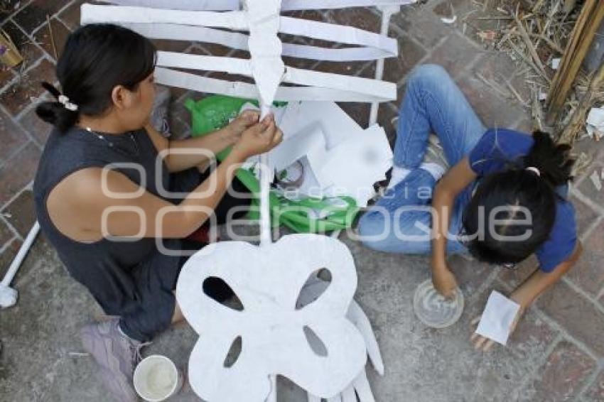 TAMALISTAS . ELABORACIÓN CATRINAS