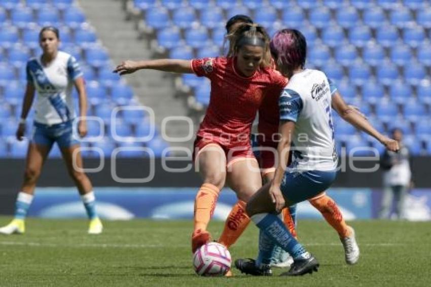 FÚTBOL FEMENIL . PUEBLA VS JUÁREZ