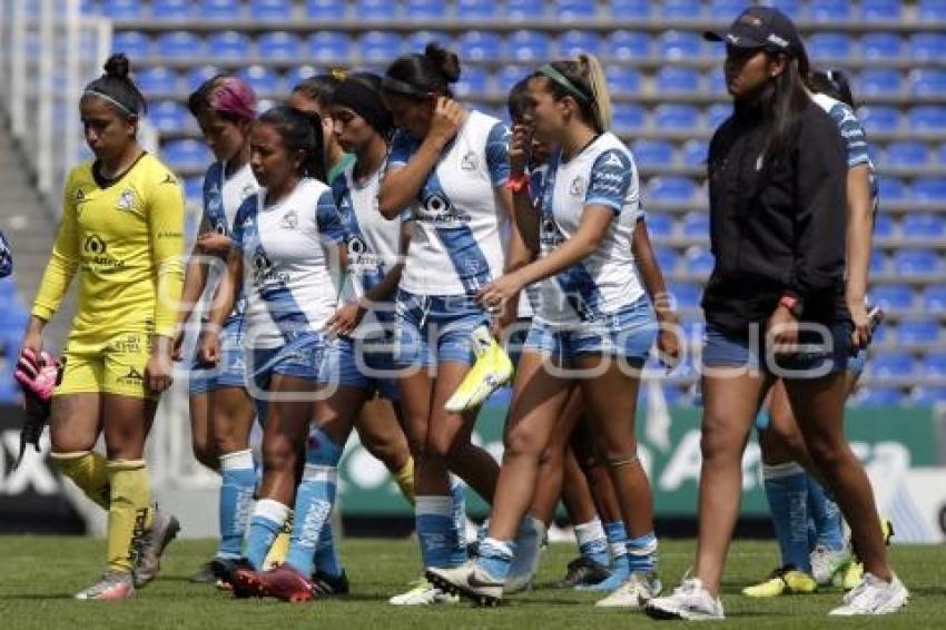 FÚTBOL FEMENIL . PUEBLA VS JUÁREZ