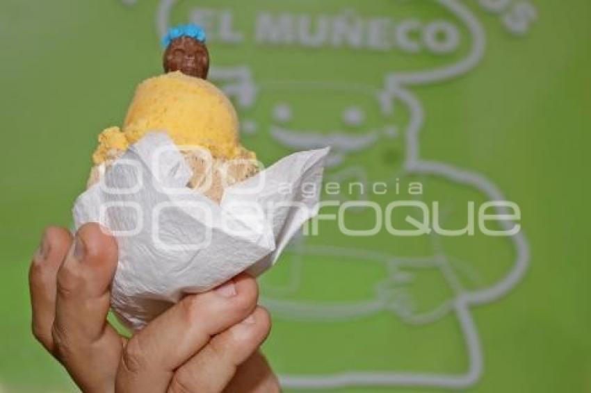 HELADO DE HOJALDRA Y CEMPASÚCHIL