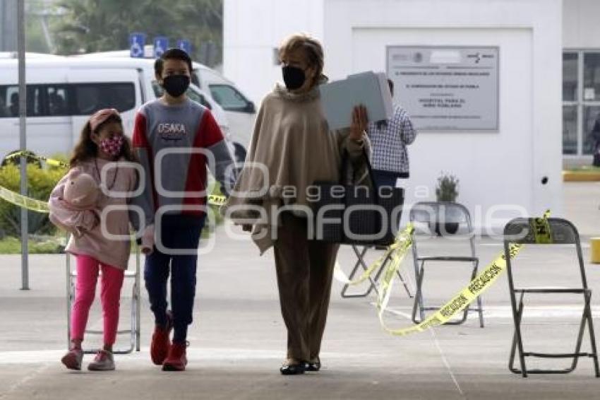 VACUNA COVID-19 . HOSPITAL NIÑO POBLANO